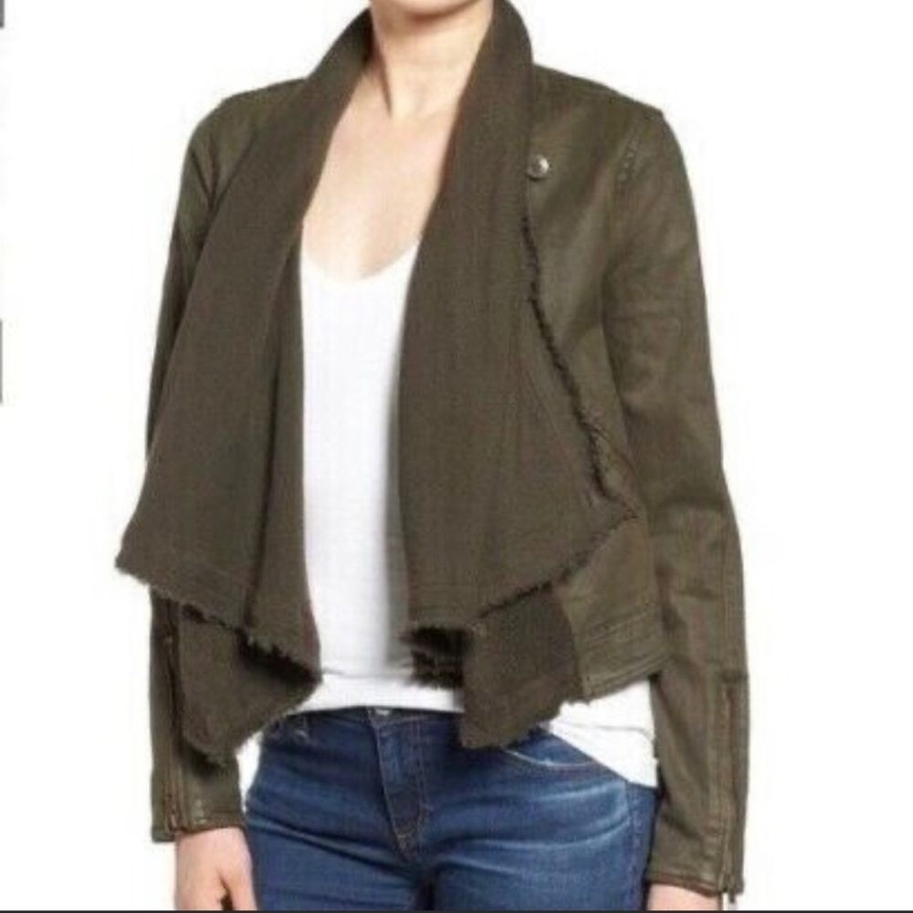 Free People Denim Drape Jacket